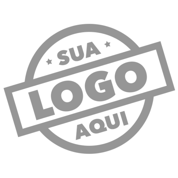 Modelo gráfico ilustrativo com o texto Sua Logo Aqui
